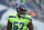 Seattle Seahawks offensive tackle Charles Cross (67) warms up before an NFL football game against the Denver Broncos, Monday, Sept. 12, 2022, in Seattle. The Seahawks beat the Broncos 17-16. (AP Photo/Lindsey Wasson)