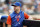 New York Mets pitcher Jacob deGrom ooks on in the dugout during the seventh inning of a baseball game against the Washington Nationals, Sunday, Sept. 4, 2022, in New York. (AP Photo/Noah K. Murray)