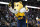 Denver Nuggets mascot Rocky the mountain lion in the second half of an NBA basketball game Friday, Oct. 22, 2021, in Denver. The Nuggets won 102-96. (AP Photo/David Zalubowski)
