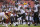 LANDOVER, MD - AUGUST 28: Ronnie Stanley #79 of the Baltimore Ravens lines up against the Washington Football Team during the first half of the preseason game at FedExField on August 28, 2021 in Landover, Maryland. (Photo by Scott Taetsch/Getty Images)