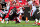 TAMPA, FLORIDA - OCTOBER 09: Grady Jarrett #97 of the Atlanta Falcons sacks Tom Brady #12 of the Tampa Bay Buccaneers during the fourth quarter of the game at Raymond James Stadium on October 09, 2022 in Tampa, Florida. (Photo by Julio Aguilar/Getty Images)