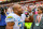 CLEVELAND, OH - OCTOBER 09: Los Angeles Chargers running back Austin Ekeler (30) celebrates as he leaves the field following the National Football League game between the Los Angeles Chargers and Cleveland Browns on October 9, 2022, at FirstEnergy Stadium in Cleveland, OH. (Photo by Frank Jansky/Icon Sportswire via Getty Images)