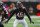 Atlanta Falcons inside linebacker Deion Jones (45) works during the first half of an NFL football game against the Detroit Lions, Sunday, Dec. 26, 2021, in Atlanta. The Atlanta Falcons won 20-16. (AP Photo/Danny Karnik)