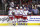 RALEIGH, NORTH CAROLINA - MAY 18: Filip Chytil #72 of the New York Rangers (2nd from right) celebrates his goal against the Carolina Hurricanes at 7:07 of the first period and is joined by (L-R) Alexis Lafreniere #13, Kaapo Kakko #24 and Adam Fox #23 in Game One of the Second Round of the 2022 Stanley Cup Playoffs  at PNC Arena on May 18, 2022 in Raleigh, North Carolina. (Photo by Bruce Bennett/Getty Images)