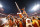 Tennessee fans tear down the goal post after defeating Alabama 52-49 in an NCAA college football game Saturday, Oct. 15, 2022, in Knoxville, Tenn. (AP Photo/Wade Payne)