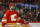CALGARY, CANADA - OCTOBER 20: Calgary Flames Nazem Kadri #91 prepares to face off against the Calgary Flames at Scotiabank Saddledome on October 20, 2022 in Calgary, Alberta Canada. (Photo by Leah Hennel/Getty Images)