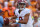 KNOXVILLE, TENNESSEE - OCTOBER 15: Quarterback Bryce Young #9 of the Alabama Crimson Tide looks to pass against the Tennessee Volunteers at Neyland Stadium on October 15, 2022 in Knoxville, Tennessee. Tennessee won the game 52-49. (Photo by Donald Page/Getty Images)