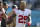 New York Giants safety Xavier McKinney (29) walks off the field after an NFL football game against the Jacksonville Jaguars on Sunday, Oct. 23, 2022, in Jacksonville, Fla. (AP Photo/Gary McCullough)