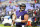 Baltimore Ravens center Tyler Linderbaum (64) looks on during pre-game warm-ups before a NFL football game against the Cleveland Browns, Sunday, Oct. 23, 2022, in Baltimore. (AP Photo/Terrance Williams)
