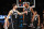 NEW YORK, NEW YORK - NOVEMBER 28: Kevin Durant #7 and Joe Harris #12 of the Brooklyn Nets in action against the Orlando Magic at Barclays Center on November 28, 2022 in New York City. NOTE TO USER: User expressly acknowledges and agrees that, by downloading and or using this Photograph, user is consenting to the terms and conditions of the Getty Images License Agreement. Brooklyn Nets defeated the Orlando Magic 109-102. (Photo by Mike Stobe/Getty Images)