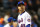 NEW YORK, NEW YORK - OCTOBER 08: Jacob deGrom #48 of the New York Mets walks out of the fourth inning against the San Diego Padres in game two of the Wild Card Series at Citi Field on October 08, 2022 in New York City. (Photo by Elsa/Getty Images)