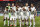 AL-RAYYAN - Back row (lr) United States goalkeeper Matt Turner, Walker Zimmerman of United States, Timothy Weah of United States, Yunus Musah of United States, Tim Ream of United States, Antonee Robinson of United States.Front row (lr) Tyler Adams of United States, Christian Pulisic of United States, Weston McKennie of United States, Sergino Dest of United States, Jesus Ferreira of United States during the FIFA World Cup Qatar 2022 round of 16 game between the Netherlands and the United States at the Khalifa International stadium on December 3, 2022 in AL-Rayyan, Qatar. ANP MAURICE VAN STONE (Photo by ANP via Getty Images)