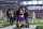 ARLINGTON, TX - DECEMBER 03: TCU Horned Frogs quarterback Max Duggan (15) gets picked up by his teammates after scoring a touchdown during the game between the TCU Horned Frogs and the Kansas State Wildcats on December 3, 2022 at AT&T Stadium in Arlington, Texas. (Photo by Matthew Pearce/Icon Sportswire via Getty Images)