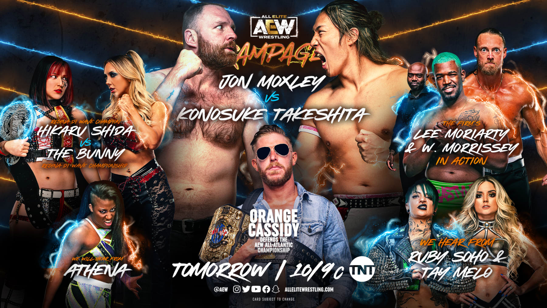 AEW Rampage lineup.