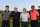 BELLEAIR, FLORIDA - DECEMBER 10: (L-R) Jordan Spieth of the United States, Justin Thomas of the United States, Rory McIlroy of Northern Ireland and Tiger Woods of the United States pose for a photo prior to The Match 7 at Pelican at Pelican Golf Club on December 10, 2022 in Belleair, Florida. (Photo by Mike Ehrmann/Getty Images for The Match)