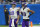 Minnesota Vikings' Kirk Cousins and Justin Jefferson watch a replay during the second half of an NFL football game against the Detroit Lions Sunday, Dec. 11, 2022, in Detroit. (AP Photo/Paul Sancya)