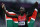 LONDON, ENGLAND - AUGUST 09: David Lekuta Rudisha of Kenya celebrates after winning gold and setting a new world record of  1:40.91 in the Men's 800m Final on Day 13 of the London 2012 Olympic Games at Olympic Stadium on August 9, 2012 in London, England. (Photo by Ian MacNicol/Getty Images)