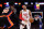 NEW YORK, NEW YORK - DECEMBER 25: Tobias Harris #12 of the Philadelphia 76ers is guarded by Julius Randle #30 of the New York Knicks during the first quarter of the game at Madison Square Garden on December 25, 2022 in New York City.  NOTE TO USER: User expressly acknowledges and agrees that, by downloading and or using this photograph, User is consenting to the terms and conditions of the Getty Images License Agreement. (Photo by Dustin Satloff/Getty Images)