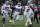 Dallas Cowboys' DaRon Bland celebrates his interception during the second half of an NFL football game against the Philadelphia Eagles Saturday, Dec. 24, 2022, in Arlington, Texas. (AP Photo/Tony Gutierrez)