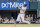 New York Yankees center fielder Aaron Hicks, 31, hits a foul ball during a game between the Texas Rangers and the New York Yankees at Grove Life Field in Arlington, Texas on October 5, 2022. (Matthew Pearce/Icon via Getty Images) Photo by Sportswire)