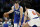 DALLAS, TEXAS - DECEMBER 27:  Luka Doncic #77 of the Dallas Mavericks dribbles up court while defended by Quentin Grimes #6 of the New York Knicks in the second half at American Airlines Center on December 27, 2022 in Dallas, Texas. NOTE TO USER: User expressly acknowledges and agrees that, by downloading and or using this photograph, User is consenting to the terms and conditions of the Getty Images License Agreement.  (Photo by Tim Heitman/Getty Images)