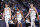 SACRAMENTO, CA - DECEMBER 28: Michael Porter Jr. #1, Bones Hyland #3 and Nikola Jokic #15 of the Denver Nuggets look on during the game against the Sacramento Kings on December 28, 2022 at Golden 1 Center in Sacramento, California. NOTE TO USER: User expressly acknowledges and agrees that, by downloading and or using this Photograph, user is consenting to the terms and conditions of the Getty Images License Agreement. Mandatory Copyright Notice: Copyright 2022 NBAE (Photo by Rocky Widner/NBAE via Getty Images)
