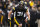 Iowa linebacker Jack Campbell runs on the field during the first half of an NCAA college football game against Wisconsin, Saturday, Nov. 12, 2022, in Iowa City, Iowa. (AP Photo/Charlie Neibergall)