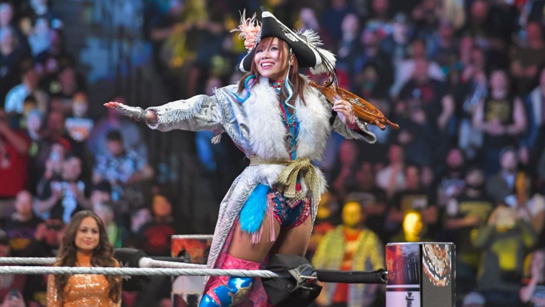 Kairi Sane recently made history by becoming the inaugural IWGP women's champion.