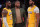 LOS ANGELES, CA - DECEMBER 25:  LeBron James #23 and Anthony Davis #3 talk with DeMarcus Cousins #15 of the Los Angeles Lakers on the bench during a time out in the game against the Los Angeles Clippers at Staples Center on December 25, 2019 in Los Angeles, California. NOTE TO USER: User expressly acknowledges and agrees that, by downloading and/or using this Photograph, user is consenting to the terms and conditions of the Getty Images License Agreement. (Photo by Jayne Kamin-Oncea/Getty Images)