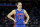 DETROIT, MICHIGAN - JANUARY 08: Bojan Bogdanovic #44 of the Detroit Pistons looks on against the Philadelphia 76ers at Little Caesars Arena on January 08, 2023 in Detroit, Michigan. NOTE TO USER: User expressly acknowledges and agrees that, by downloading and or using this photograph, User is consenting to the terms and conditions of the Getty Images License Agreement. (Photo by Nic Antaya/Getty Images)