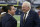 Washington Redskins team owner Daniel Snyder talks with Dallas Cowboys team owner Jerry Jones, right, during team warm ups before an NFL football game, Thursday, Nov. 24, 2016, in Arlington, Texas. (AP Photo/Michael Ainsworth)