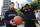 TOKYO, JAPAN - SEPTEMBER 29: Klay Thompson and Kevon Looney of the Golden State Warriors at the team photo as part of 2022 Japan Games at Tokyo Tower on September 29, 2022 in Tokyo, Japan. NOTE TO USER: User expressly acknowledges and agrees that, by downloading and/or using this Photograph, user is consenting to the terms and conditions of the Getty Images License Agreement. Mandatory Copyright Notice: Copyright 2022 NBAE (Photo by Jim Poorten/NBAE via Getty Images)