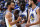 ORLANDO, FL - NOVEMBER 2: Stephen Curry #30 of the Golden State Warriors, Klay Thompson #11, and Draymond Green #23 stand on the court during the game against the Orlando Magic on November 2, 2022 at Amway Center in Orlando, Florida. NOTE TO USER: User expressly acknowledges and agrees that, by downloading and or using this photograph, User is consenting to the terms and conditions of the Getty Images License Agreement. Mandatory Copyright Notice: Copyright 2022 NBAE (Photo by Fernando Medina/NBAE via Getty Images)