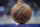 DETROIT, MI - JANUARY 13: A Wilson-branded NBA basketball is pictured in its logo during a game between the Detroit Pistons and the New Orleans Pelicans at Little Caesars Arena on January 13, 2023 in Detroit, Michigan. Note to Users: By downloading or using this photo, you expressly acknowledge and agree to be bound by the terms of the Getty Images License Agreement.  (Photo by Nic Antaya/Getty Images)