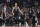 SACRAMENTO, CALIFORNIA - JANUARY 07: Domantas Sabonis #10 of the Sacramento Kings celebrates a basket with teammates in the second quarter against the Los Angeles Lakers at Golden 1 Center on January 07, 2023 in Sacramento, California. NOTE TO USER: User expressly acknowledges and agrees that, by downloading and/or using this photograph, User is consenting to the terms and conditions of the Getty Images License Agreement. (Photo by Lachlan Cunningham/Getty Images)