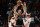 PORTLAND, OREGON - JANUARY 23: Jakob Poeltl #25 of the San Antonio Spurs looks to pass against the Portland Trail Blazers during the second quarter at Moda Center on January 23, 2023 in Portland, Oregon. NOTE TO USER: User expressly acknowledges and agrees that, by downloading and/or using this photograph, User is consenting to the terms and conditions of the Getty Images License Agreement. (Photo by Steph Chambers/Getty Images)