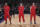 SACRAMENTO, CA - DECEMBER 4: DeMar DeRozan #11, Alex Caruso #6, and Zach LaVine #8 of the Chicago Bulls stand for the National Anthem prior to the game against the Sacramento Kings on December 4, 2022 at Golden 1 Center in Sacramento, California. NOTE TO USER: User expressly acknowledges and agrees that, by downloading and or using this photograph, User is consenting to the terms and conditions of the Getty Images Agreement. Mandatory Copyright Notice: Copyright 2022 NBAE (Photo by Rocky Widner/NBAE via Getty Images)