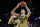 Even Michigan's 7'1" Hunter Dickinson looks small trying to guard Purdue's Zach Edey