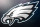 PHILADELPHIA, PENNSYLVANIA - JANUARY 21: A general view of a Philadelphia Eagles logo prior to a game against the New York Giants in the NFC Divisional Playoff game at Lincoln Financial Field on January 21, 2023 in Philadelphia, Pennsylvania. (Photo by Mitchell Leff/Getty Images)