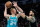 CHARLOTTE, NORTH CAROLINA - JANUARY 16: Mason Plumlee #24 of the Charlotte Hornets drives to the basket while guarded by Jayson Tatum #0 of the Boston Celtics in the fourth quarter during their game at Spectrum Center on January 16, 2023 in Charlotte, North Carolina. NOTE TO USER: User expressly acknowledges and agrees that, by downloading and or using this photograph, User is consenting to the terms and conditions of the Getty Images License Agreement. (Photo by Jacob Kupferman/Getty Images)