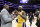 LOS ANGELES, CA - APRIL 29: LeBron James, right, hugs Magic Johnson after he passes Kareem Abdul-Jabbar to become the all-time NBA scoring leader, passing Kareem at 38388 points during the third quarter against the Oklahoma City Thunder at Crypto.com Arena on Tuesday, Feb. 7, 2023 in Los Angeles, CA. *Wally Skalij / Los Angeles Times via Getty Images)