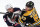 Boston, MA - December 17: Boston Bruins LW Brad Marchand slams into the chest of Columbus Blue Jackets D Vladislav Gavrikov. The Bruins beat the Blue Jackets 4-2. (Photo by John Tlumacki/The Boston Globe via Getty Images)