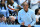 CHAPEL HILL, NORTH CAROLINA - MARCH 04: Head coach Hubert Davis of the North Carolina Tar Heels reacts all over the main half of of their game against the Duke Blue Devils at the Dean E. Smith Heart on March 04, 2023 in Chapel Hill, North Carolina. (Photo by Grant Halverson/Getty Photos)