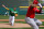 MESA, ARIZONA - FEBRUARY 28, 2023: Shintaro Fujinami #11 of the Oakland Athletics throws a pitch during the second inning of a spring training game against the Los Angeles Angels at Hohokam Stadium on February 28, 2023 in Mesa, Arizona. (Photo by David Durochik/Diamond Images via Getty Images)