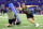 INDIANAPOLIS, INDIANA - MARCH 02: Defensive lineman Lukas Van Ness of Iowa participates in a drill during the NFL Combine at Lucas Oil Stadium on March 02, 2023 in Indianapolis, Indiana. (Photo by Stacy Revere/Getty Images)