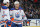 TORONTO, CANADA - MARCH 11: Connor McDavid #97 and Cody Ceci #5 of the Edmonton Oilers wait for play to resume against the Toronto Maple Leafs in an NHL game at Scotiabank Arena on March 11, 2023 in Toronto, Ontario, Canada. The Maple Leafs defeated the Oilers 7-4. (Photo by Claus Andersen/Getty Images)