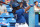 DUNEDIN, FL - FEBRUARY 26: Toronto Blue Jays First baseman Vladimir Guerrero Jr. (27) at bat during the spring training game between the New York Yankees and the Toronto Blue Jays on February 26, 2023, at the TD Ballpark in Dunedin, FL. (Photo by Cliff Welch/Icon Sportswire via Getty Images)
