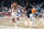 COLUMBUS, OHIO - MARCH 19: Demetre Roberts #2 of the Fairleigh Dickinson Knights drives to the basket against Bryan Greenlee #4 of the Florida Atlantic Owls during the second half in the second round game of the NCAA Men's Basketball Tournament at Nationwide Arena on March 19, 2023 in Columbus, Ohio. (Photo by Dylan Buell/Getty Images)