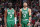 PORTLAND, OR - MARCH 17: Jaylen Brown #7 and Jayson Tatum #0 of the Boston Celtics looks on during the game against the Portland Trail Blazers on March 17, 2023 at the Moda Center Arena in Portland, Oregon. NOTE TO USER: User expressly acknowledges and agrees that, by downloading and or using this photograph, user is consenting to the terms and conditions of the Getty Images License Agreement. Mandatory Copyright Notice: Copyright 2023 NBAE (Photo by Sam Forencich/NBAE via Getty Images)
