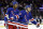 NEW YORK, NEW YORK - MARCH 21: Adam Fox #23 and K'Andre Miller #79 of the New York Rangers react after the third period against the Carolina Hurricanes at Madison Square Garden on March 21, 2023 in New York City. The Hurricanes won 3-2. (Photo by Sarah Stier/Getty Images)